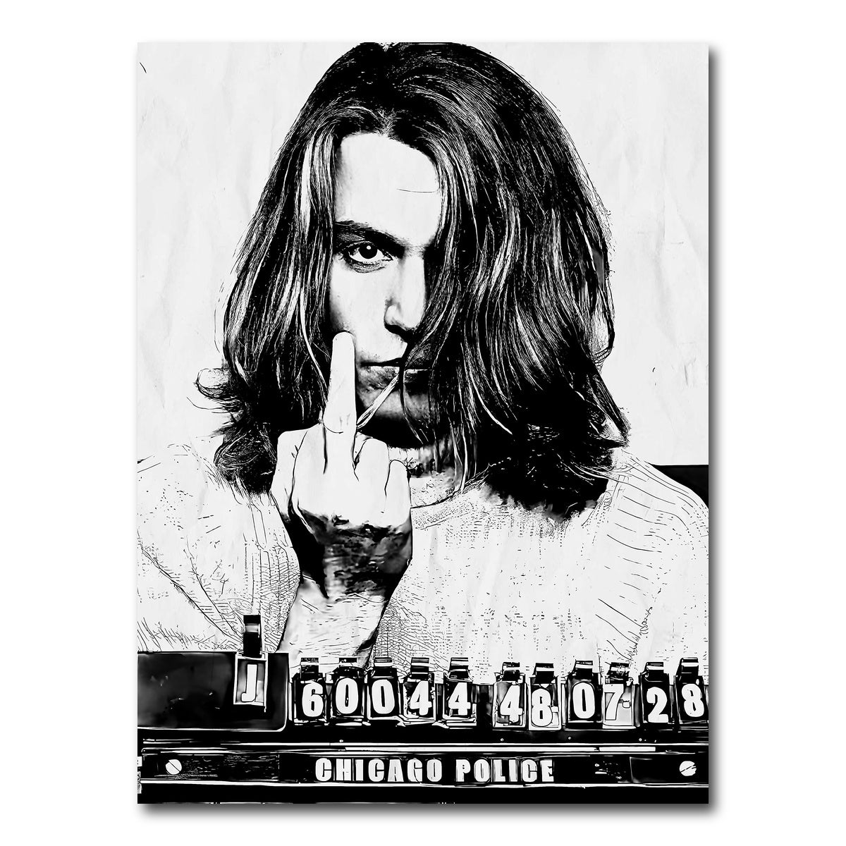 AUTO-MOCKUP WHITE | Blow Mugshot in Ink | 1 Piece | Gallery Wrap Canvas | group=3x4