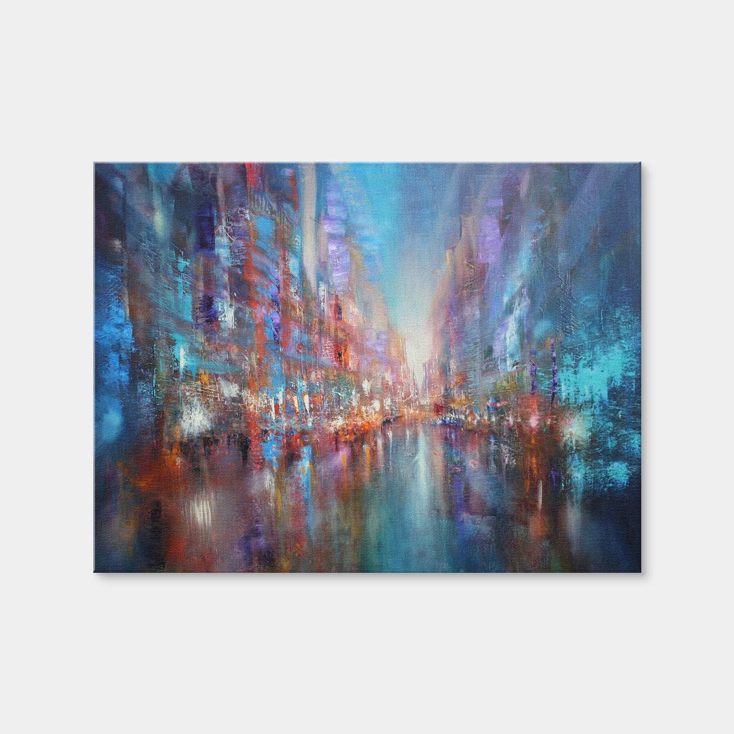 AUTO-MOCKUP WHITE | Blue City | 1 Piece | Gallery Wrap | group=4x3