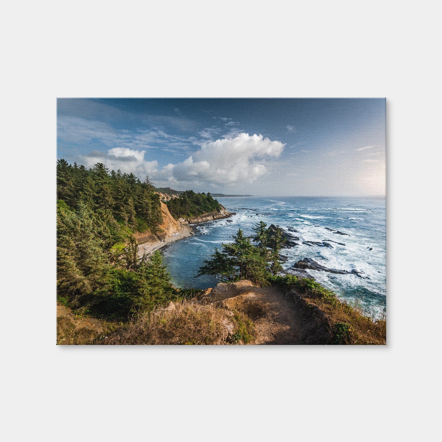 AUTO-MOCKUP WHITE | Blue Coast | 1 Piece | Gallery Wrap Canvas | group=4x3