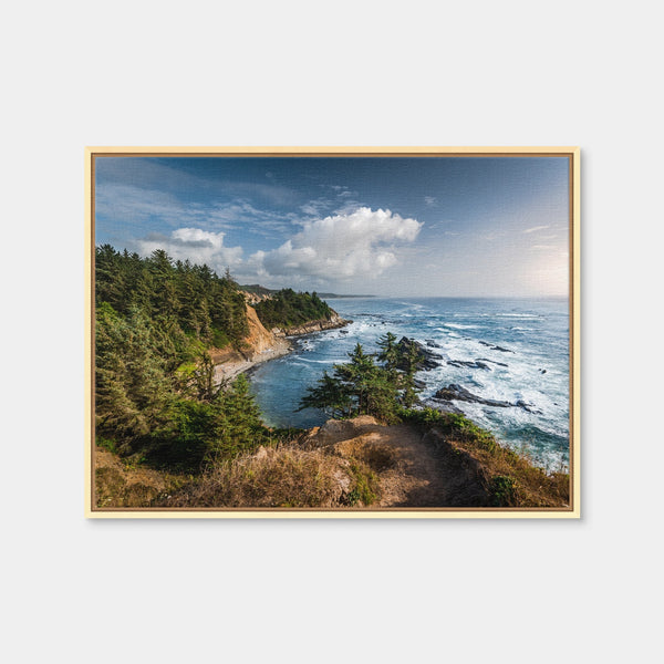 Blue Coast Wall Art — Framed Canvas Format preview