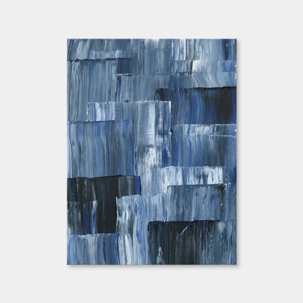 Blue Dimension Wall Art — Canvas Wrap Format preview