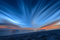 Blue Explosion Wall Art