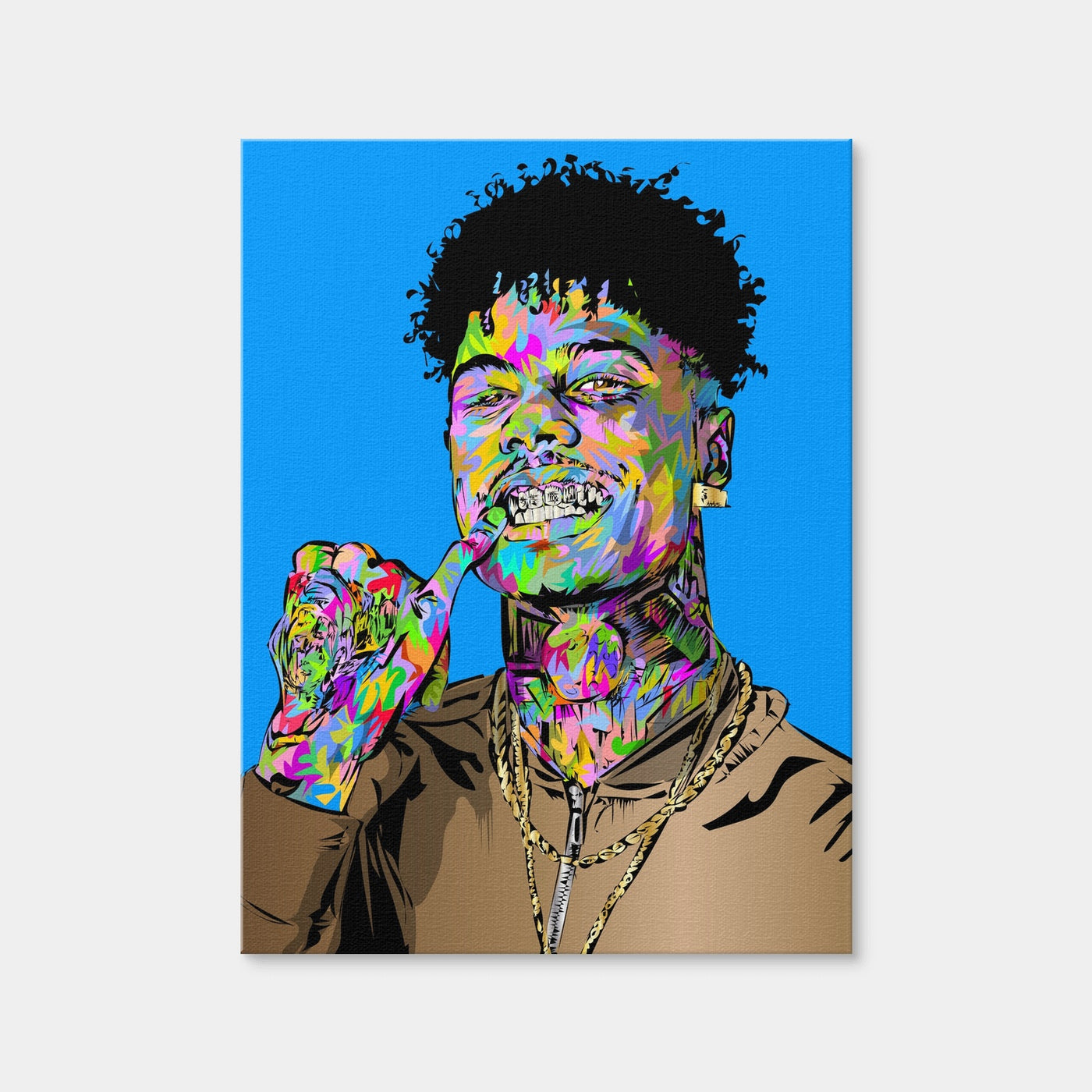 AUTO-MOCKUP WHITE | Blue Face | 1 Piece | Gallery Wrap Canvas | group=3x4