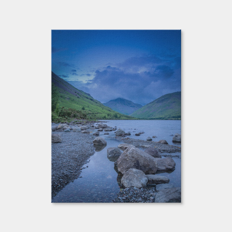 AUTO-MOCKUP WHITE | Blue Pebbles | 1 Piece | Gallery Wrap Canvas | group=3x4