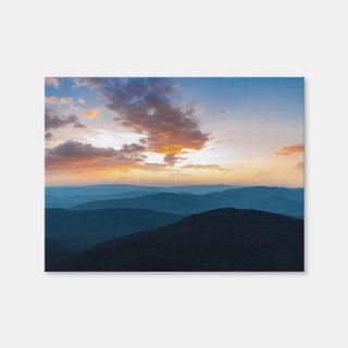AUTO-MOCKUP WHITE | Blue Ridge Sunset | 1 Piece | Gallery Wrap Canvas | group=4x3