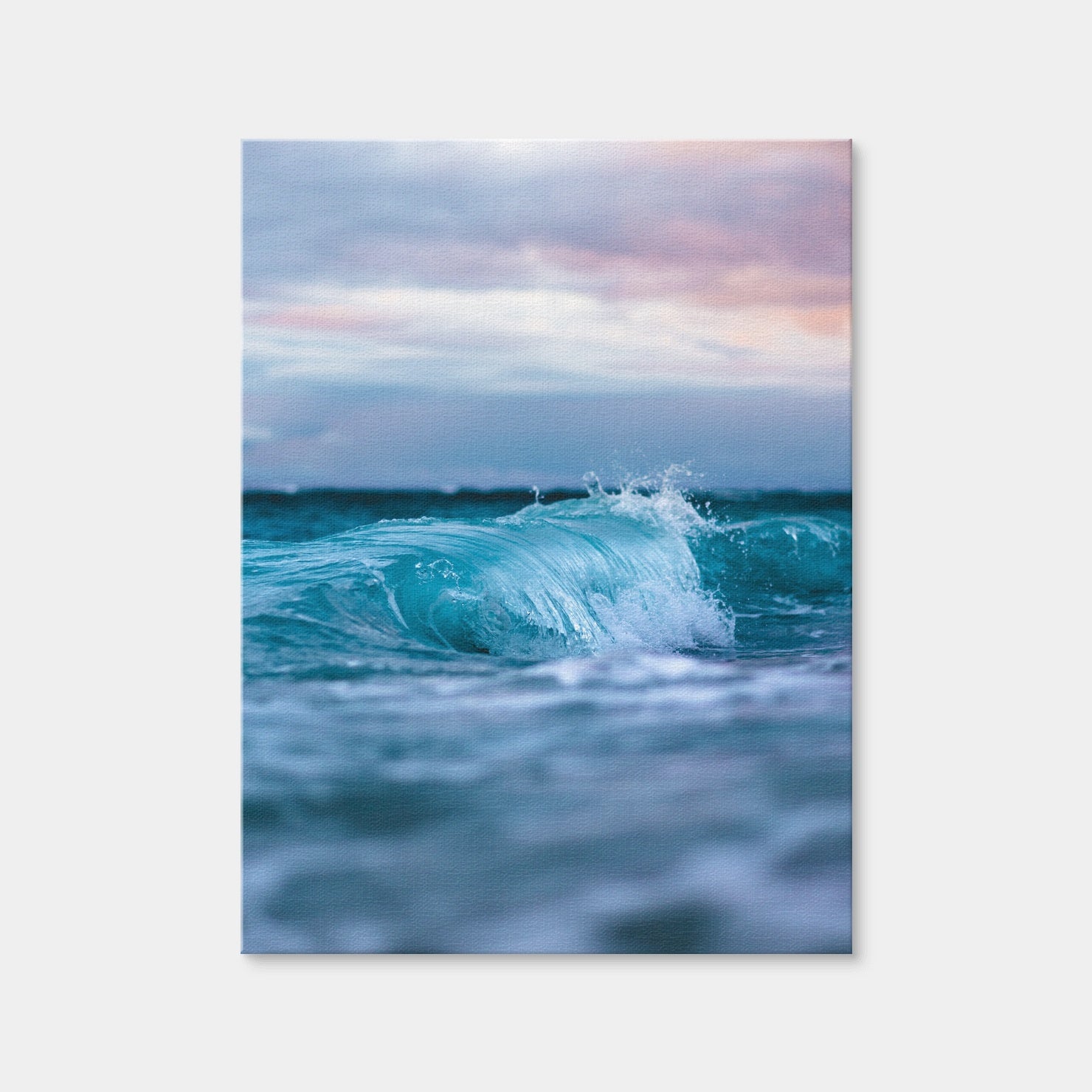 AUTO-MOCKUP WHITE | Blue Waves | 1 Piece | Gallery Wrap Canvas | group=3x4