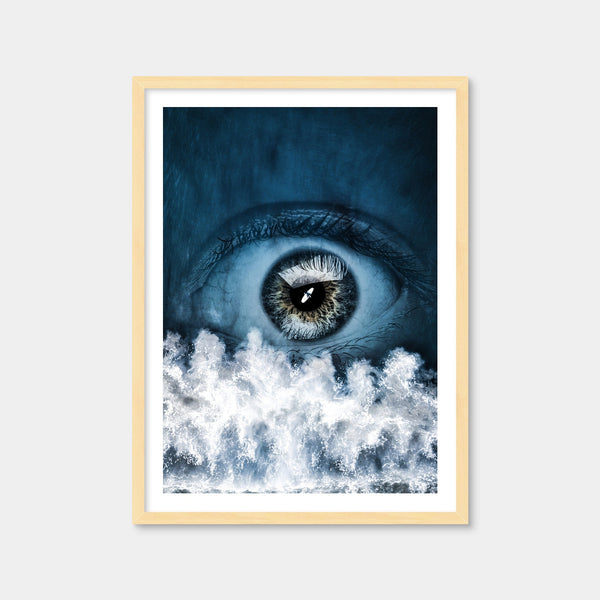 Blue Eye Wall Art — Framed Print Format preview