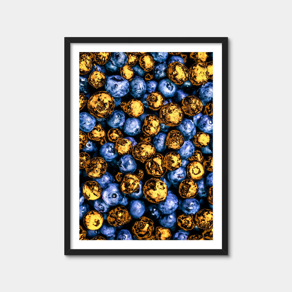 Blueberries Wall Art — Framed Print Format preview