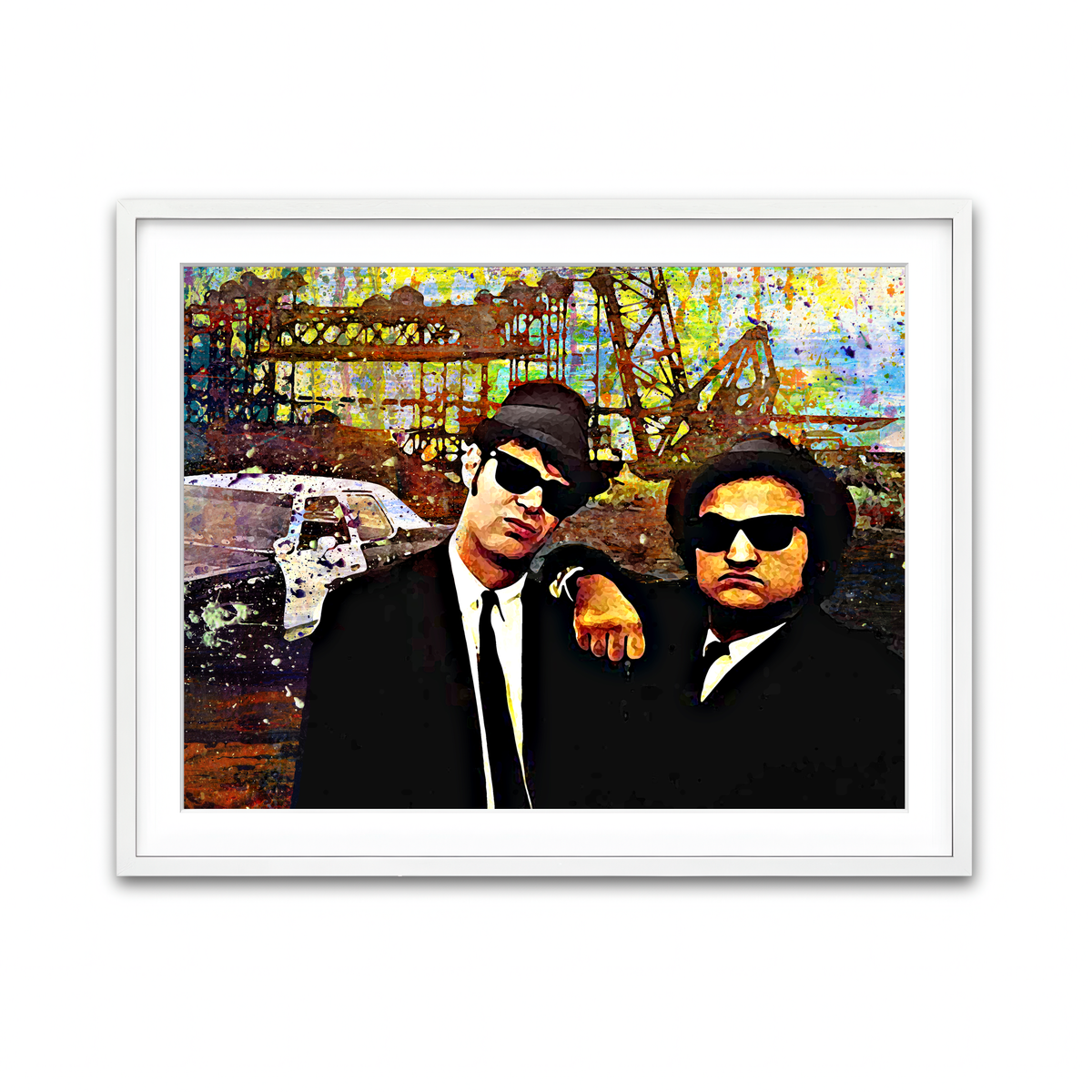 Framed Print 4x3 White