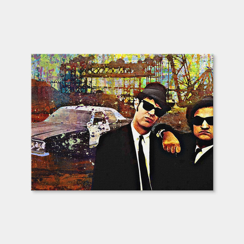 AUTO-MOCKUP WHITE | Blues Brothers | 1 Piece | Gallery Wrap Canvas | group=4x3