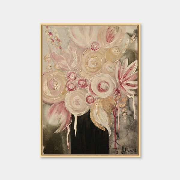 Blush Wall Art — Framed Canvas Format preview