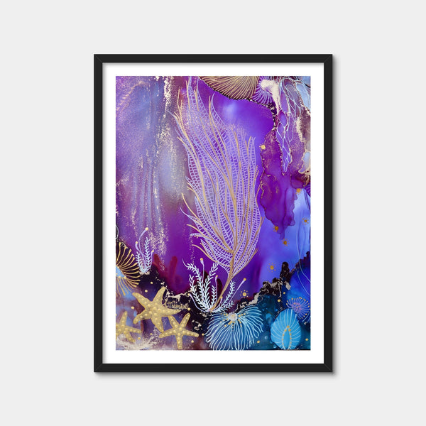 Blushing Reef Wall Art — Framed Print Format preview