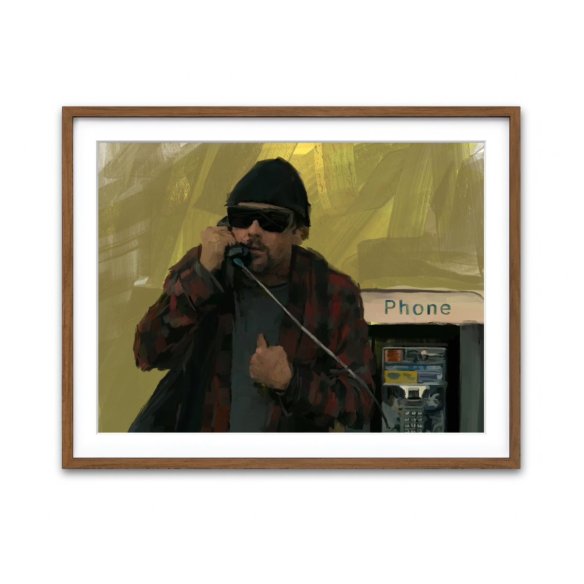 Framed Print 4x3 Walnut