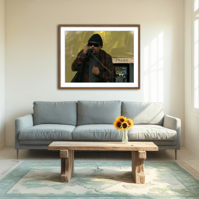 AUTO-MOCKUP ROOM | Bob - One Battle After Another Wall Art