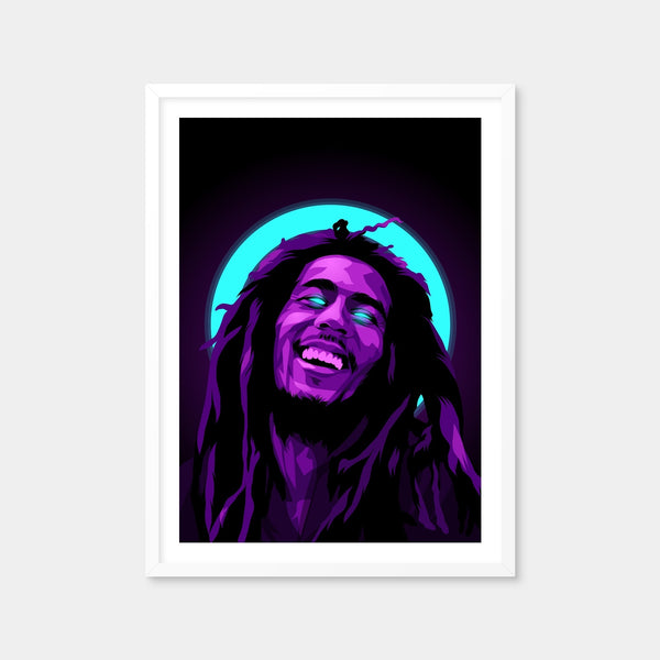 Bob Marley Halo Wall Art — Framed Print Format preview