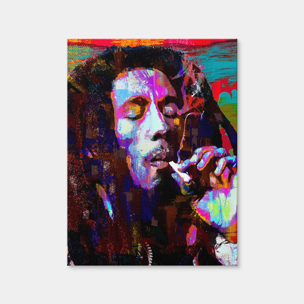 Bob Marley Joint Wall Art — Canvas Wrap Format preview
