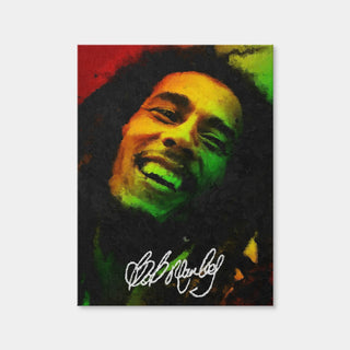 AUTO-MOCKUP WHITE | Bob Marley Painting | 1 Piece | Gallery Wrap Canvas | group=3x4