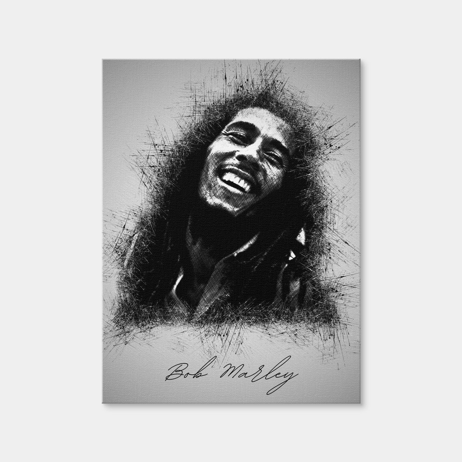 Bob Marley Sketch Wall Art