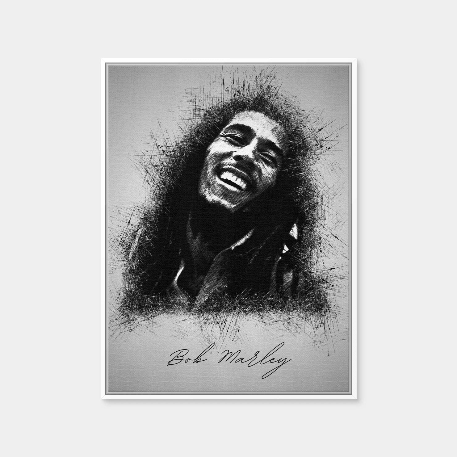 Bob Marley Sketch Wall Art