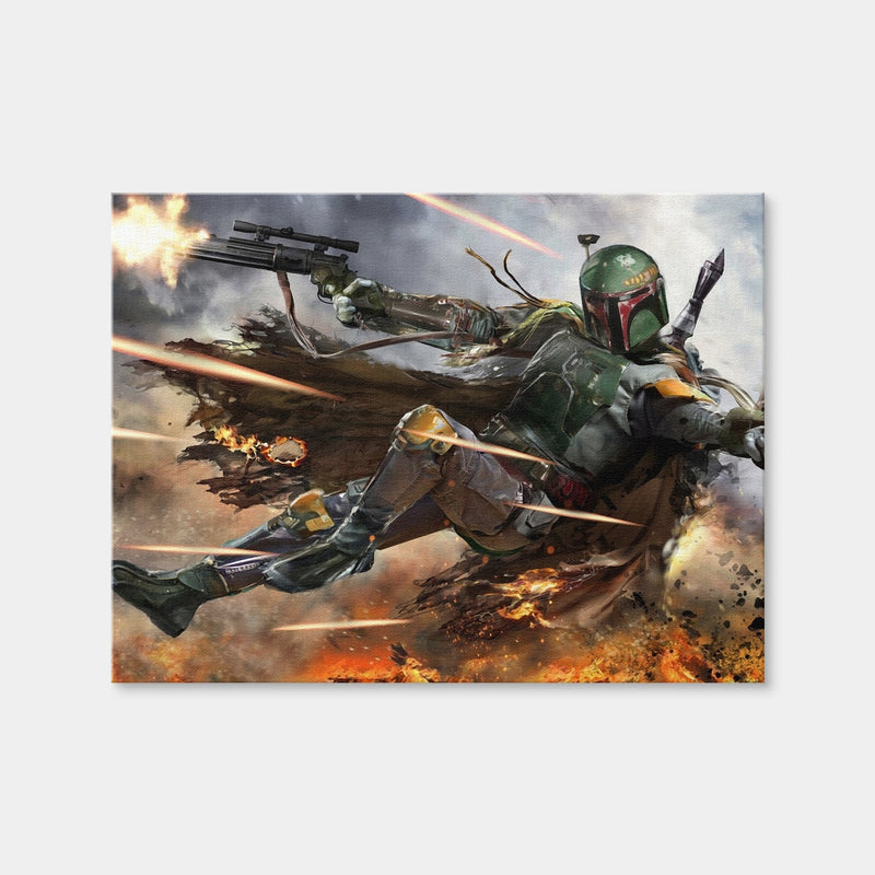 AUTO-MOCKUP WHITE | Boba Fett | 1 Piece | Gallery Wrap Canvas | group=4x3
