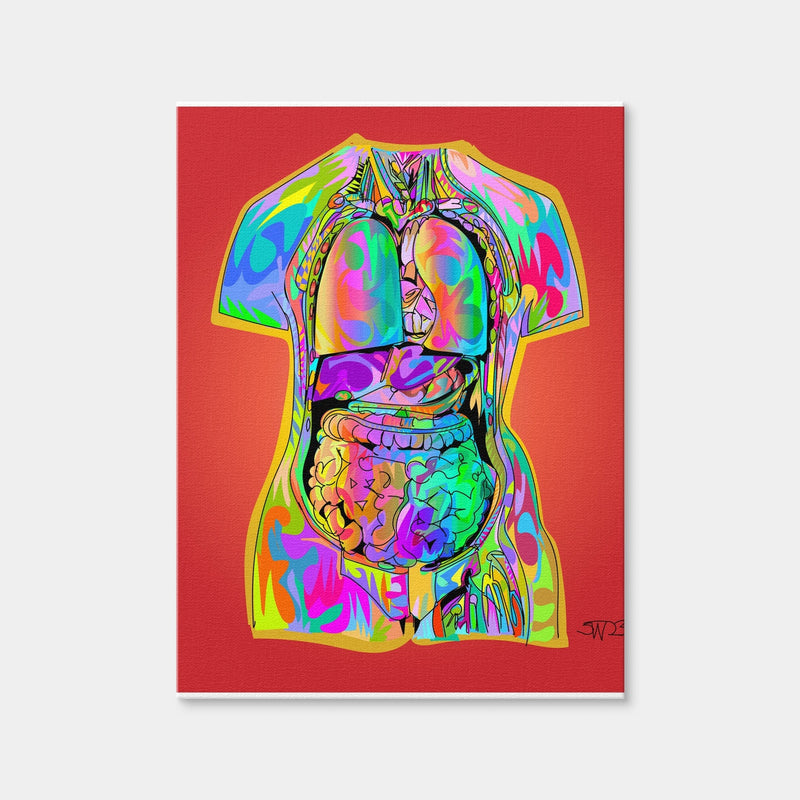 AUTO-MOCKUP WHITE | Body Organs | 1 Piece | Gallery Wrap | group=3x4