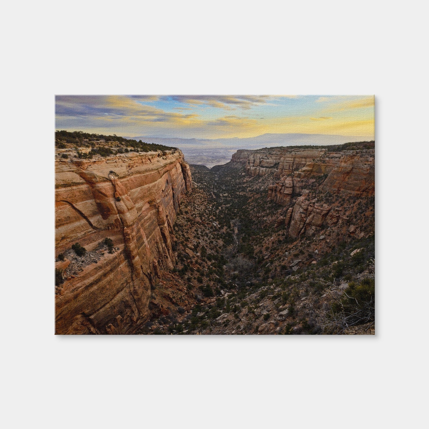 AUTO-MOCKUP WHITE | Book Cliffs | 1 Piece | Gallery Wrap Canvas | group=4x3