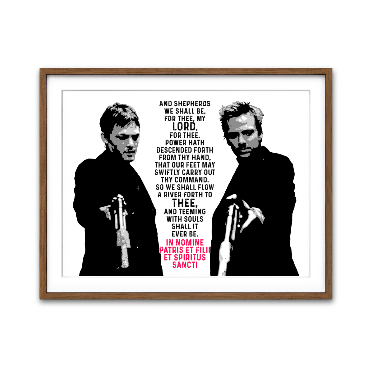 Framed Print 4x3 Walnut