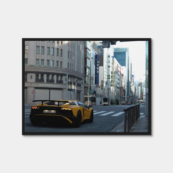 Boss Fight Wall Art — Framed Canvas Format preview