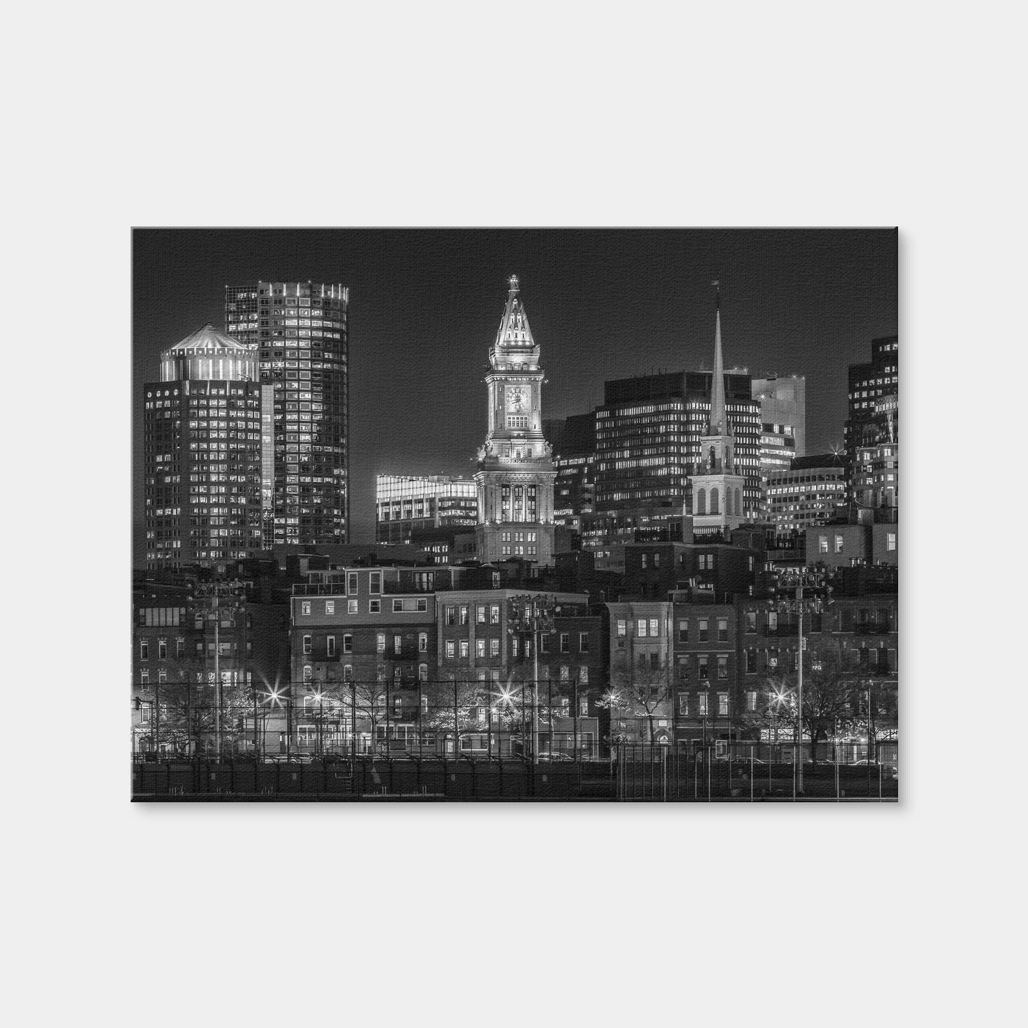 AUTO-MOCKUP WHITE | Boston At Night | 1 Piece | Gallery Wrap Canvas | group=4x3