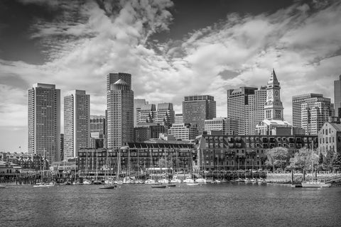 Boston Skyline North End Wall Art