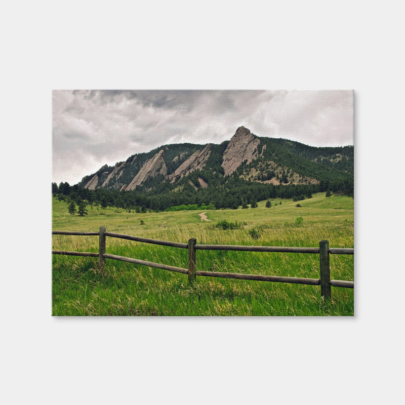 AUTO-MOCKUP WHITE | Boulder Flatirons | 1 Piece | Gallery Wrap Canvas | group=4x3