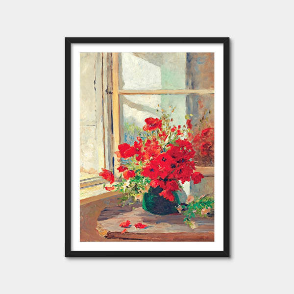Bouquet of Poppies Wall Art — Framed Print Format preview