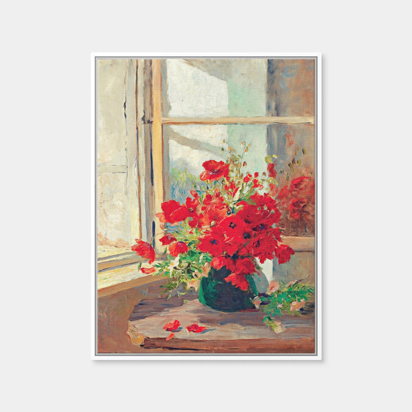 Bouquet of Poppies Wall Art — Framed Canvas Format preview