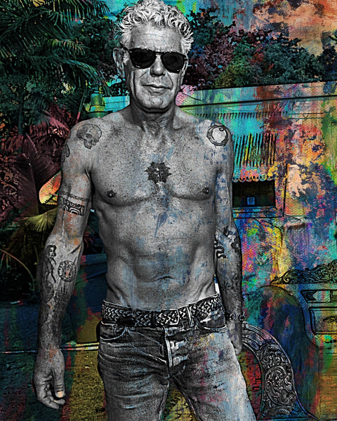 Bourdain Ripped Wall Art