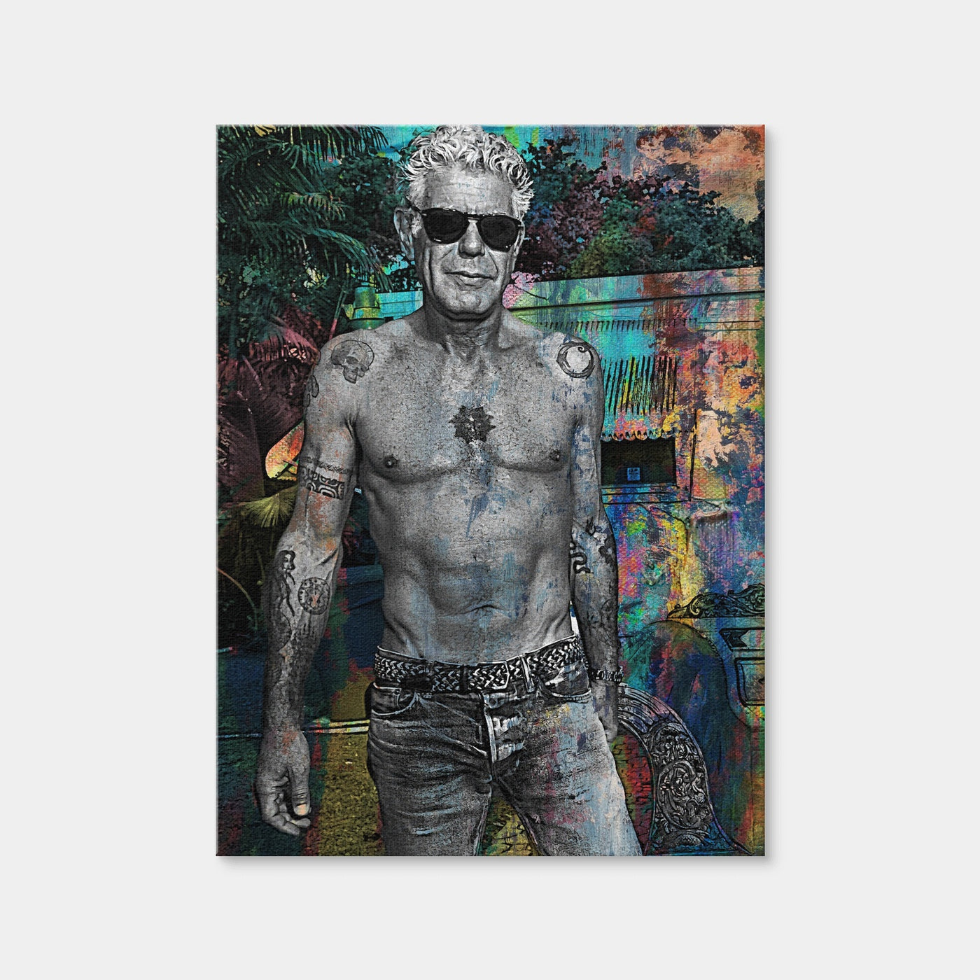 AUTO-MOCKUP WHITE | Bourdain Ripped | 1 Piece | Gallery Wrap Canvas | group=3x4