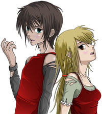 Boy & Girl Anime Style Wall Art