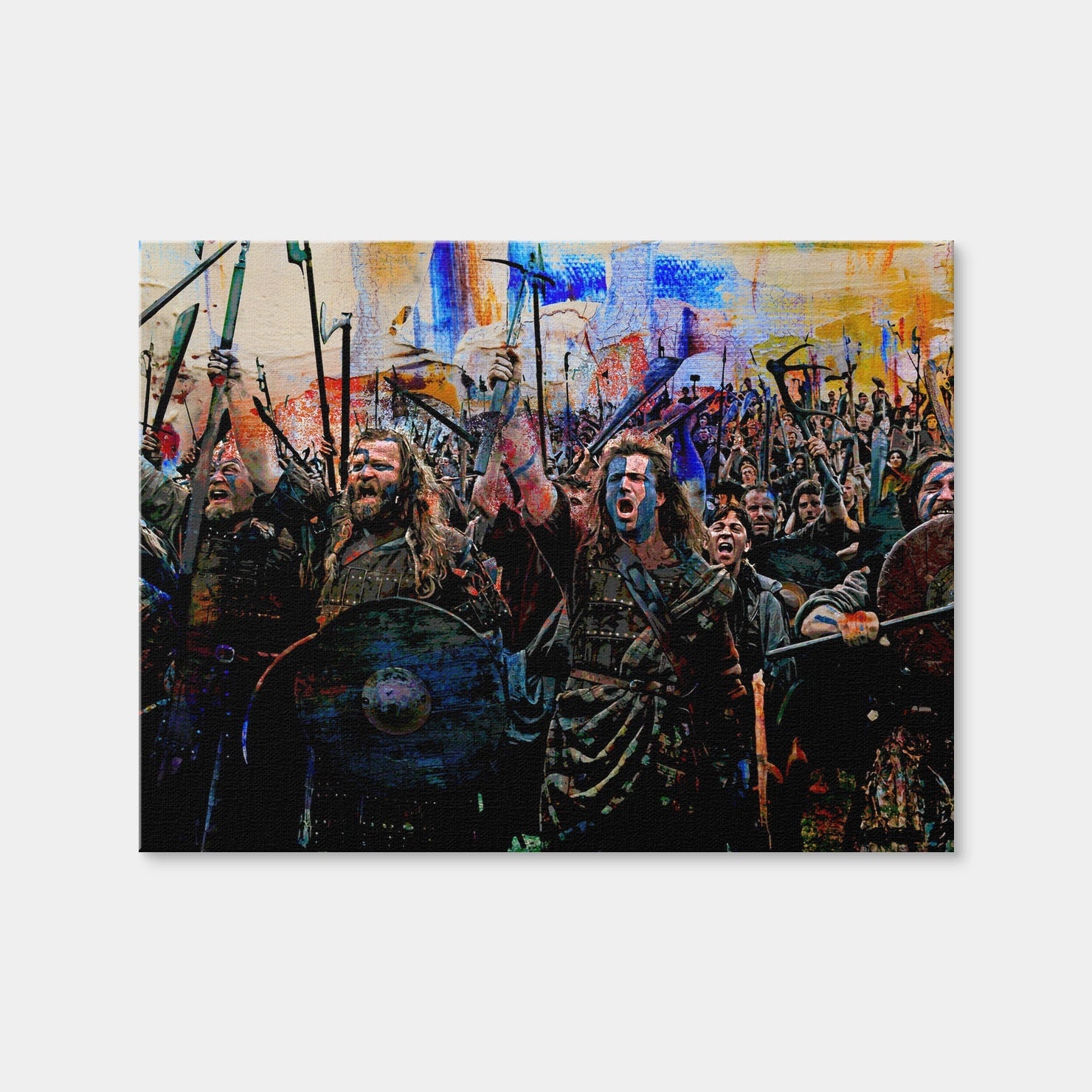 AUTO-MOCKUP WHITE | Braveheart Battle | 1 Piece | Gallery Wrap Canvas | group=4x3