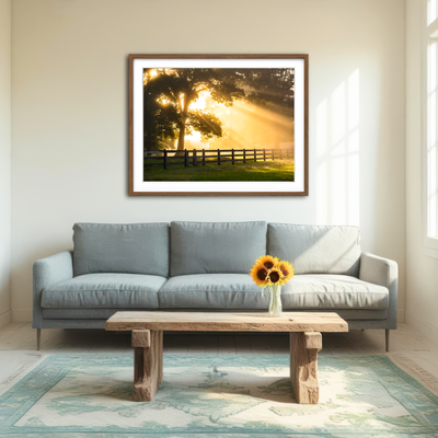 AUTO-MOCKUP ROOM | Break of Dawn Wall Art