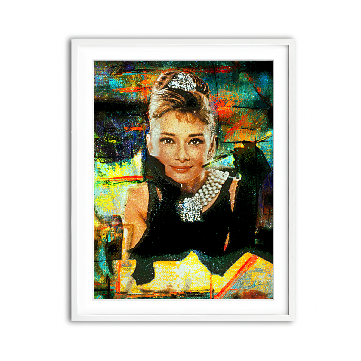 Framed Print 3x4 White