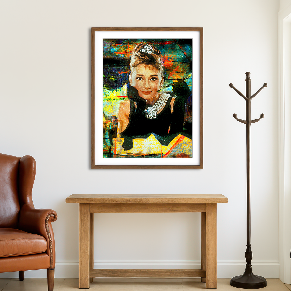 AUTO-MOCKUP ROOM | Breakfast at Tiffany's Wall Art