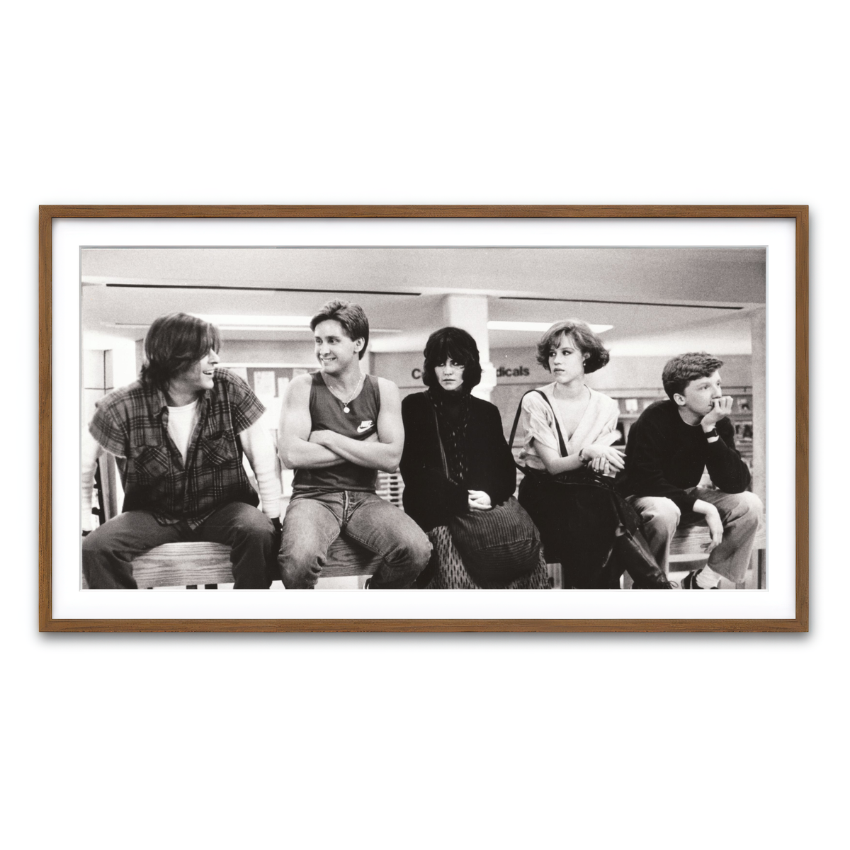 Framed Print 2x1 Walnut