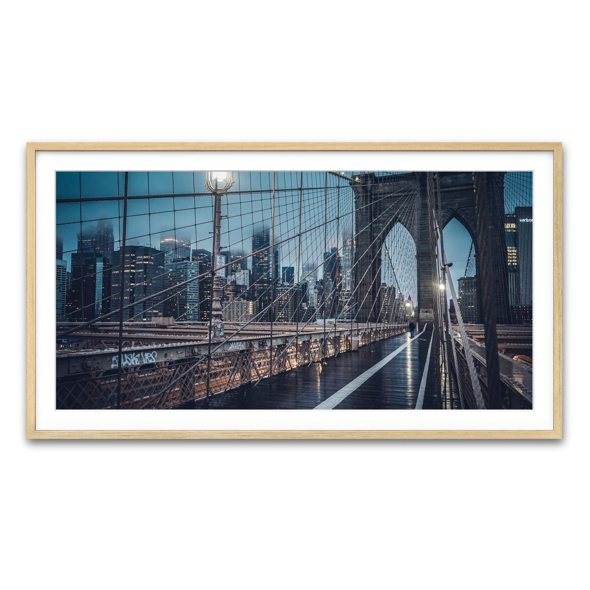 Framed Print 2x1 Natural