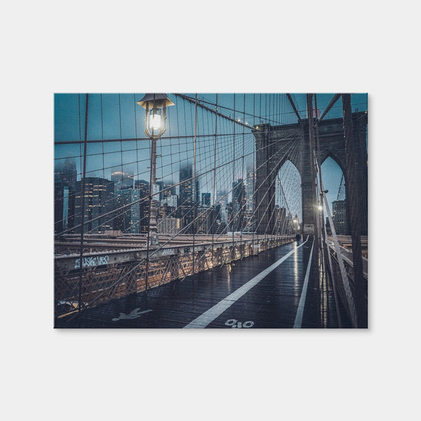 Bridge and Clouds Wall Art — Canvas Wrap Format preview