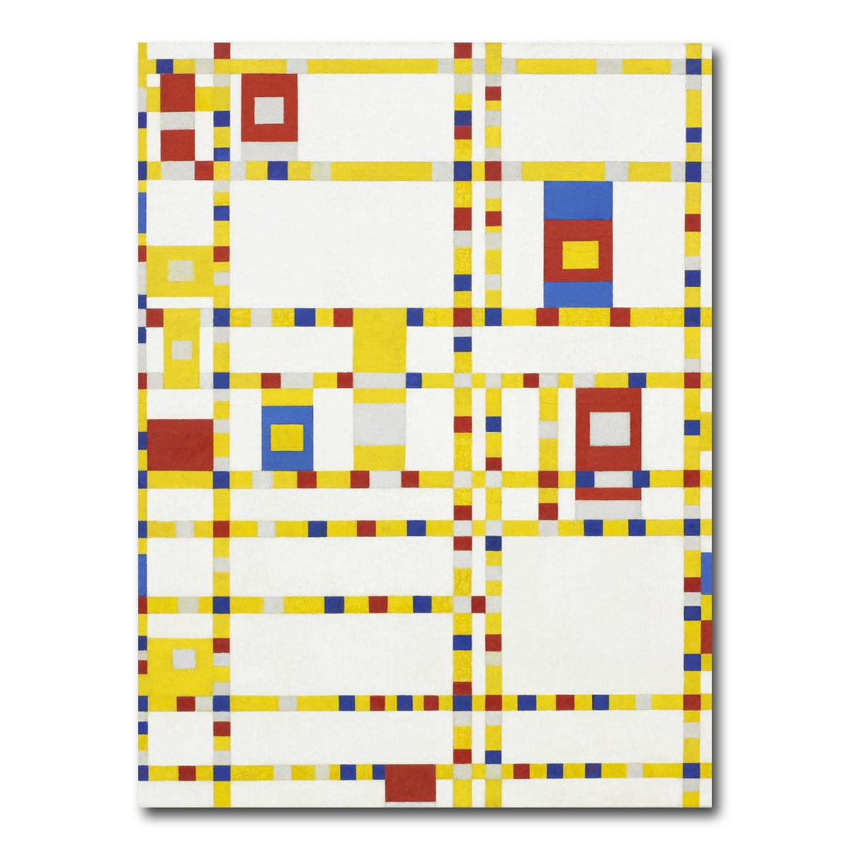 AUTO-MOCKUP WHITE | Broadway Boogie Woogie | 1 Piece | Gallery Wrap Canvas | group=3x4