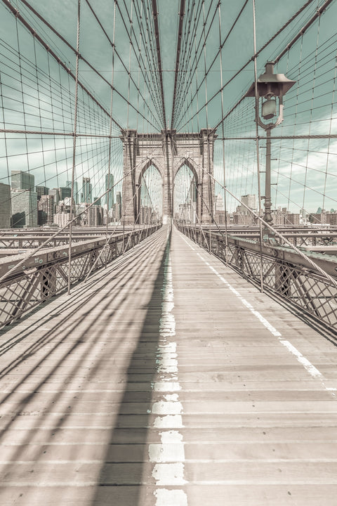 Brooklyn Bridge vintage style Wall Art