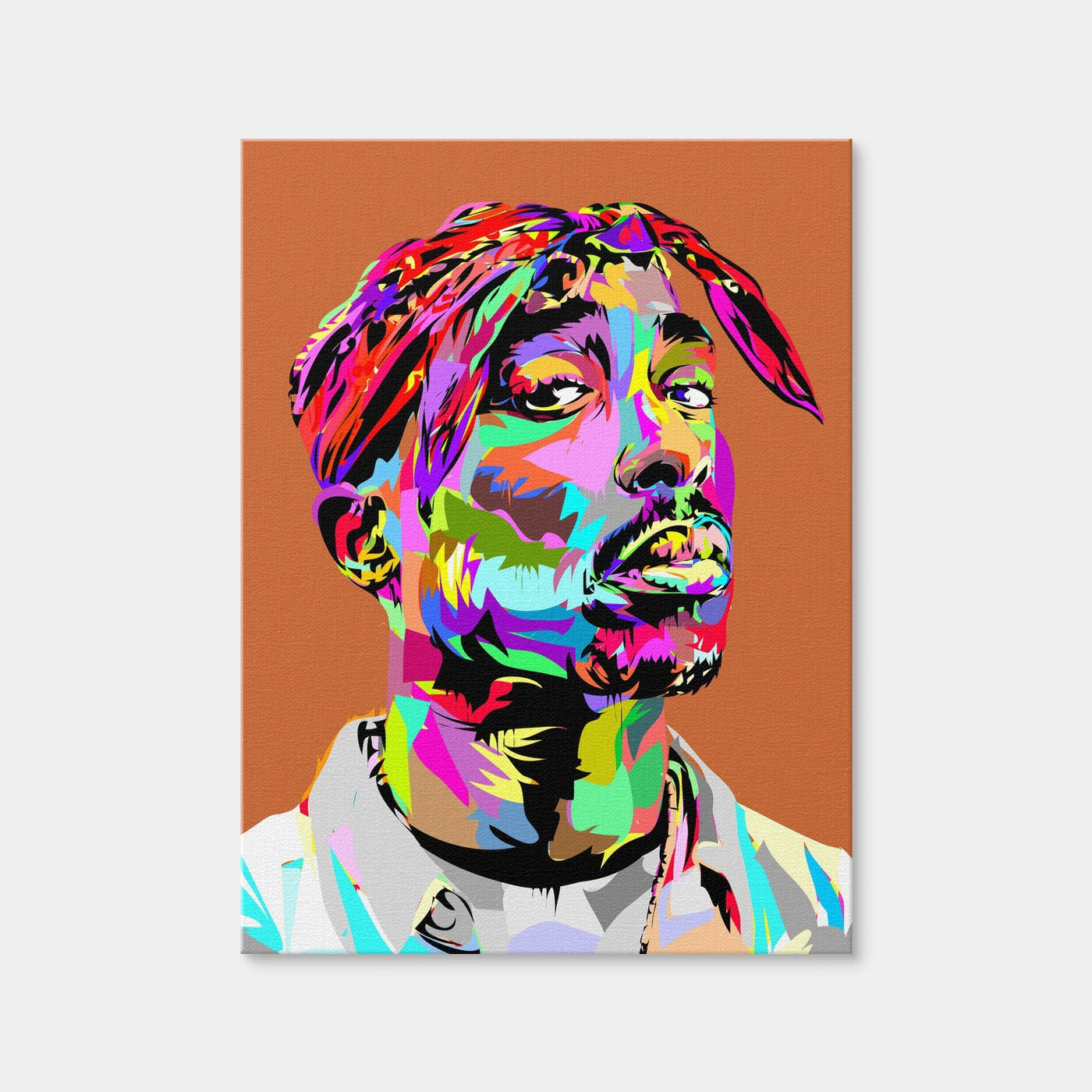 AUTO-MOCKUP WHITE | Brown Tupac Red | 1 Piece | Gallery Wrap Canvas | group=3x4