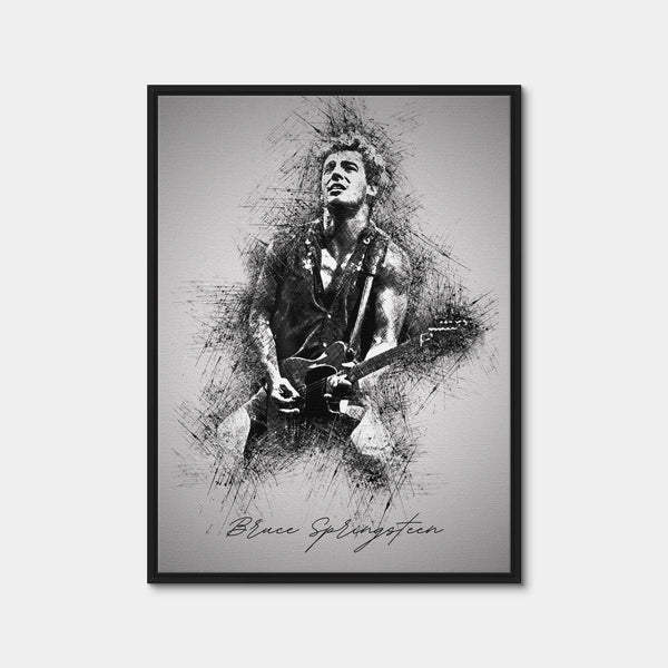 Bruce Springsteen Back in the Day Wall Art — Framed Canvas Format preview