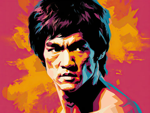 Bruce fierce Wall Art