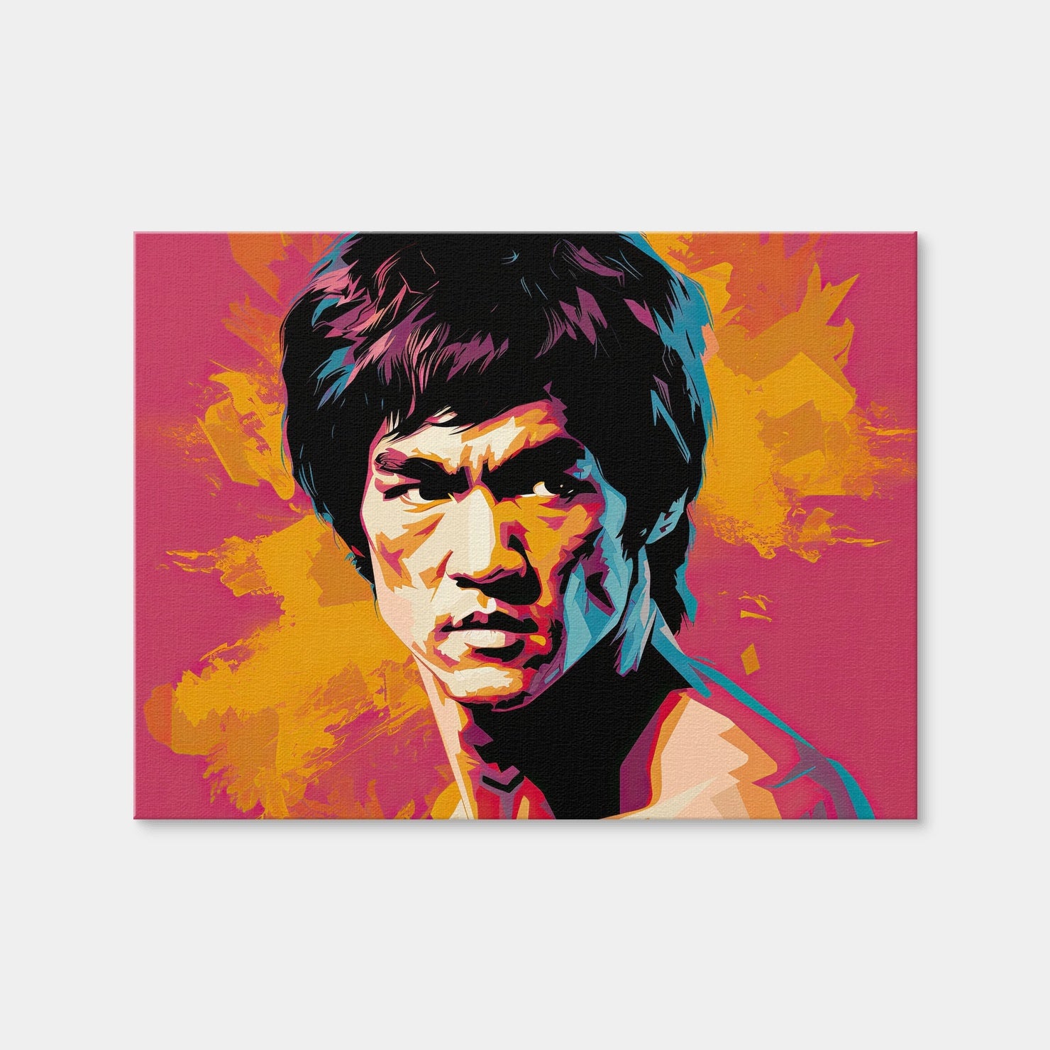 AUTO-MOCKUP WHITE | Bruce fierce | 1 Piece | Gallery Wrap Canvas | group=4x3
