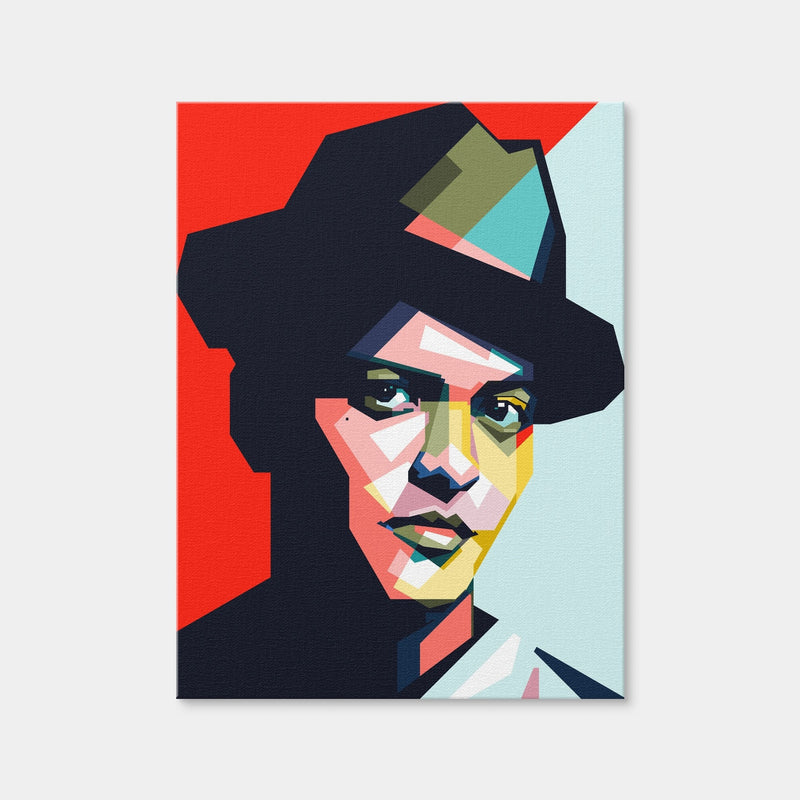 AUTO-MOCKUP WHITE | Bruno Mars Superstar | 1 Piece | Gallery Wrap Canvas | group=3x4